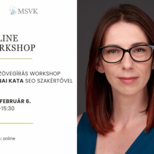 SEO szövegírás online workshop - Csernai Kata SEO szakértővel